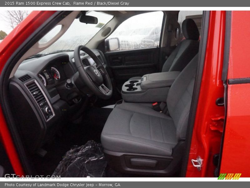 Flame Red / Black/Diesel Gray 2015 Ram 1500 Express Crew Cab
