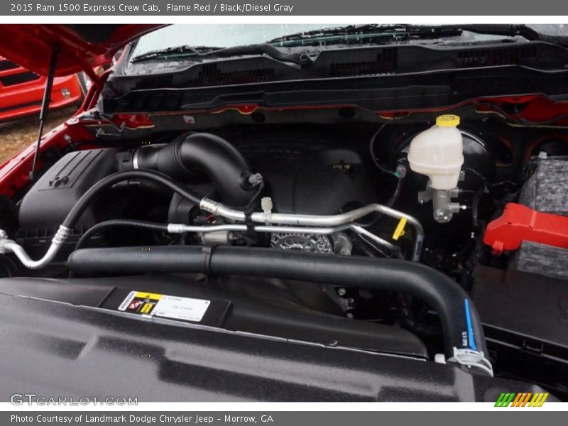 Flame Red / Black/Diesel Gray 2015 Ram 1500 Express Crew Cab