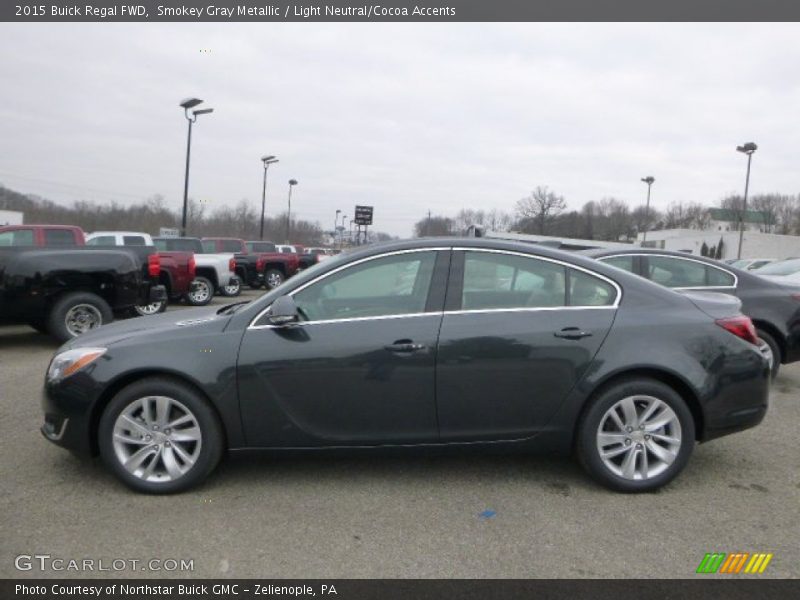 Smokey Gray Metallic / Light Neutral/Cocoa Accents 2015 Buick Regal FWD