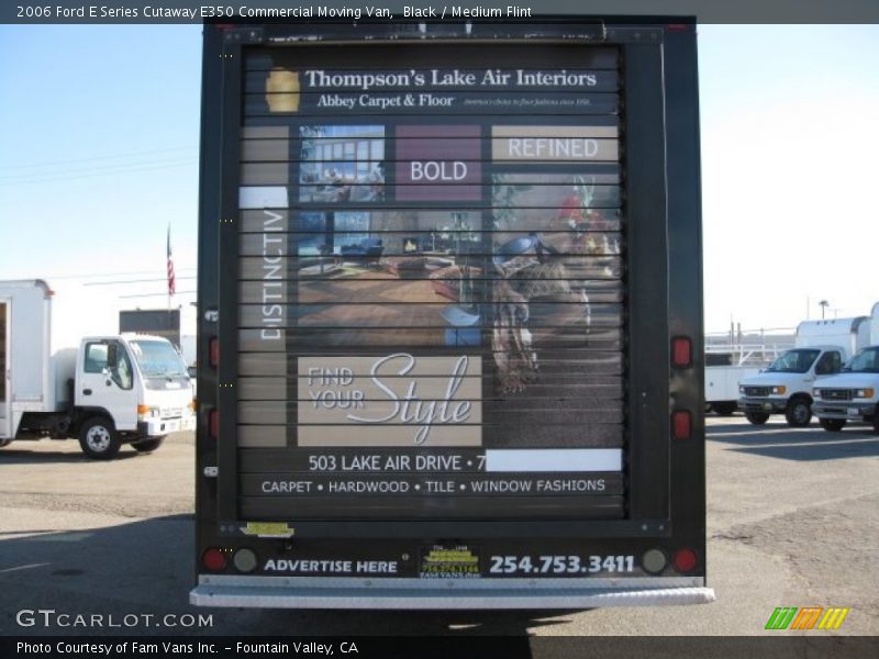 Black / Medium Flint 2006 Ford E Series Cutaway E350 Commercial Moving Van