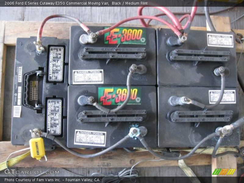 Black / Medium Flint 2006 Ford E Series Cutaway E350 Commercial Moving Van