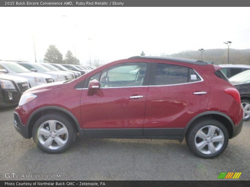 Ruby Red Metallic / Ebony 2015 Buick Encore Convenience AWD