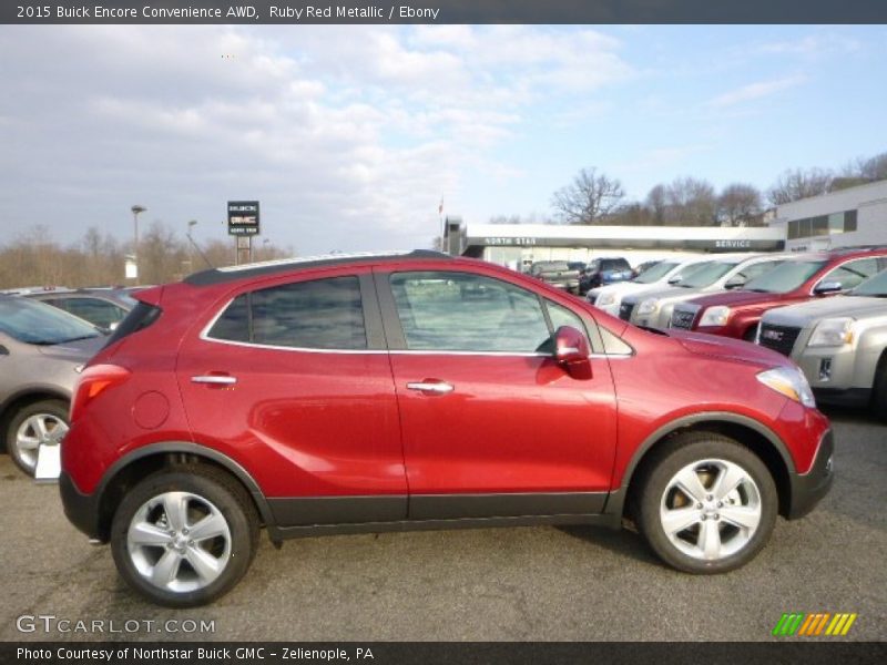 Ruby Red Metallic / Ebony 2015 Buick Encore Convenience AWD