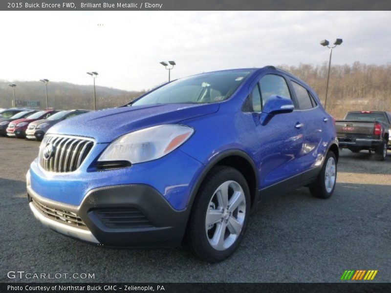 Brilliant Blue Metallic / Ebony 2015 Buick Encore FWD