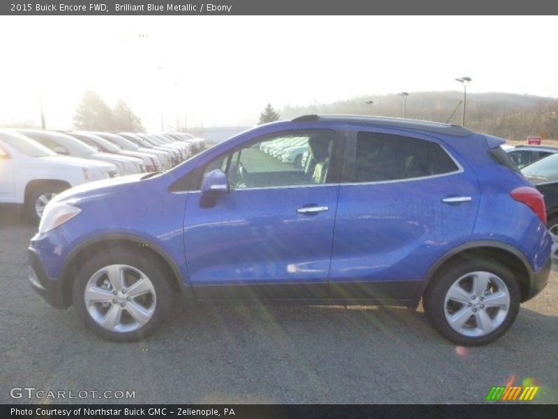 Brilliant Blue Metallic / Ebony 2015 Buick Encore FWD