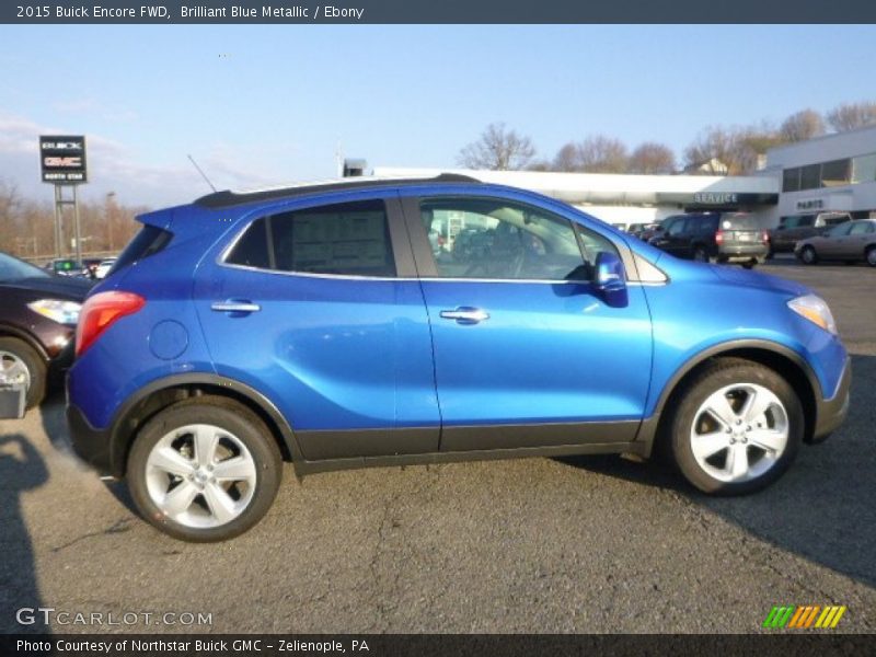 Brilliant Blue Metallic / Ebony 2015 Buick Encore FWD