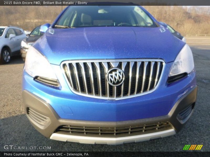 Brilliant Blue Metallic / Ebony 2015 Buick Encore FWD