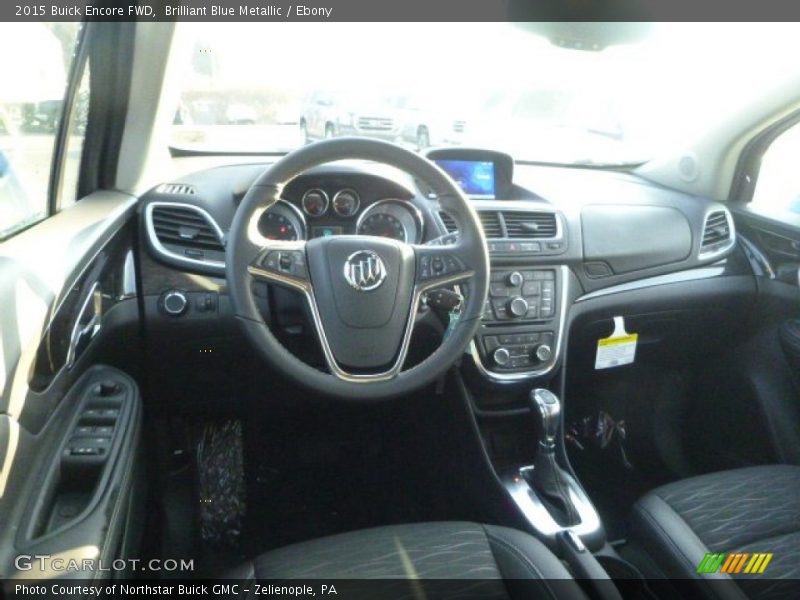 Brilliant Blue Metallic / Ebony 2015 Buick Encore FWD