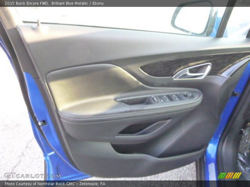 Brilliant Blue Metallic / Ebony 2015 Buick Encore FWD