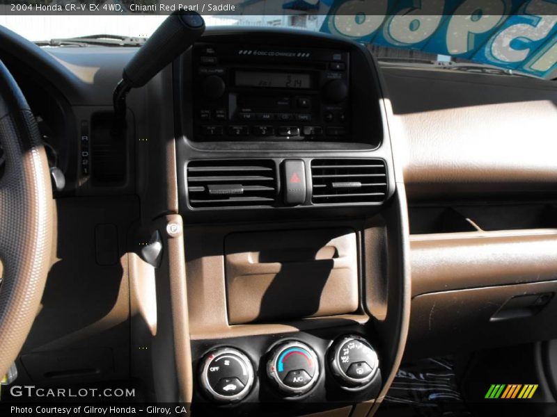 Chianti Red Pearl / Saddle 2004 Honda CR-V EX 4WD