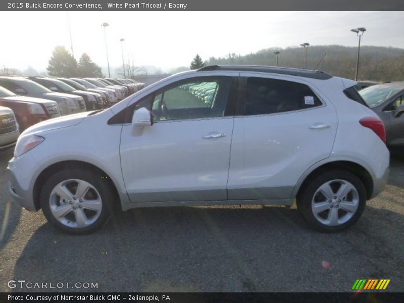 White Pearl Tricoat / Ebony 2015 Buick Encore Convenience