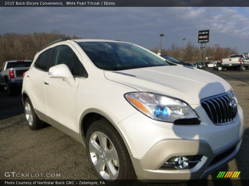 White Pearl Tricoat / Ebony 2015 Buick Encore Convenience