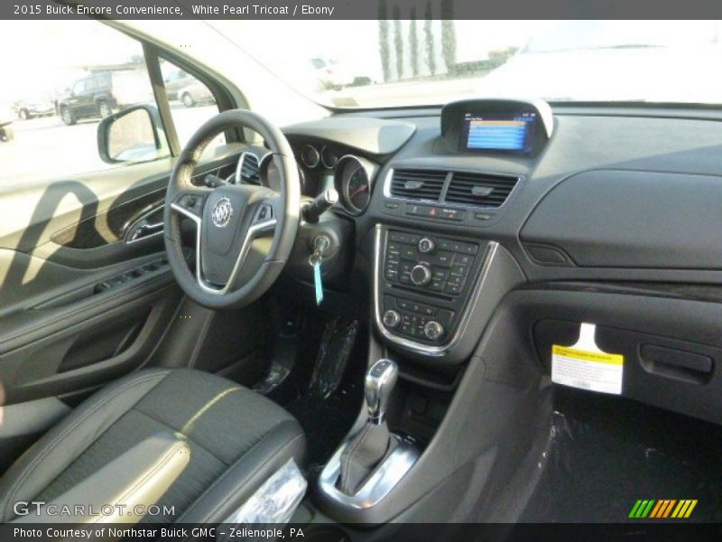 White Pearl Tricoat / Ebony 2015 Buick Encore Convenience