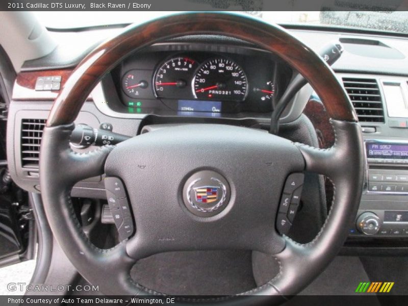 Black Raven / Ebony 2011 Cadillac DTS Luxury