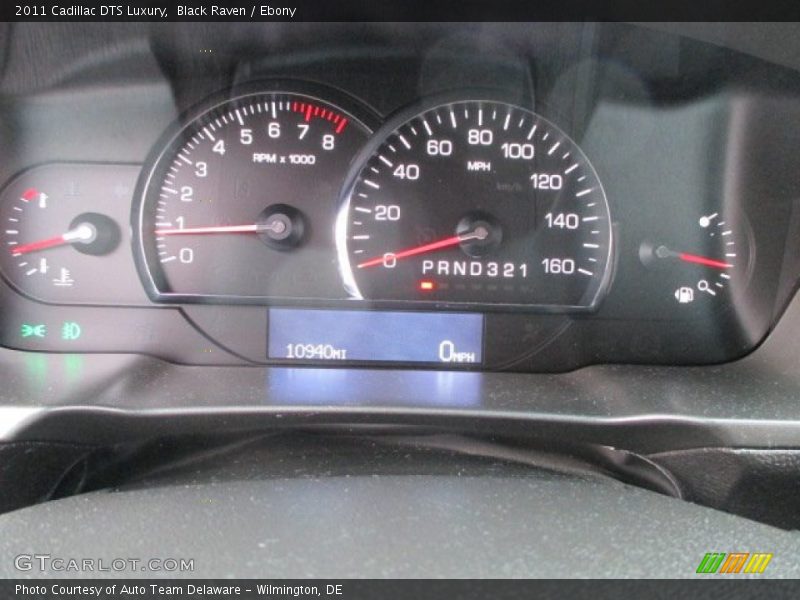 Black Raven / Ebony 2011 Cadillac DTS Luxury