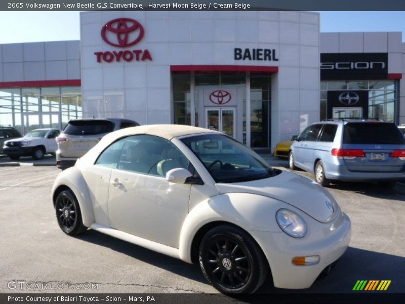 Harvest Moon Beige / Cream Beige 2005 Volkswagen New Beetle GLS Convertible