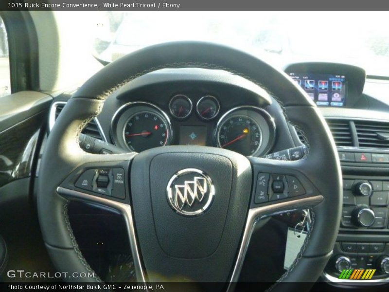 White Pearl Tricoat / Ebony 2015 Buick Encore Convenience