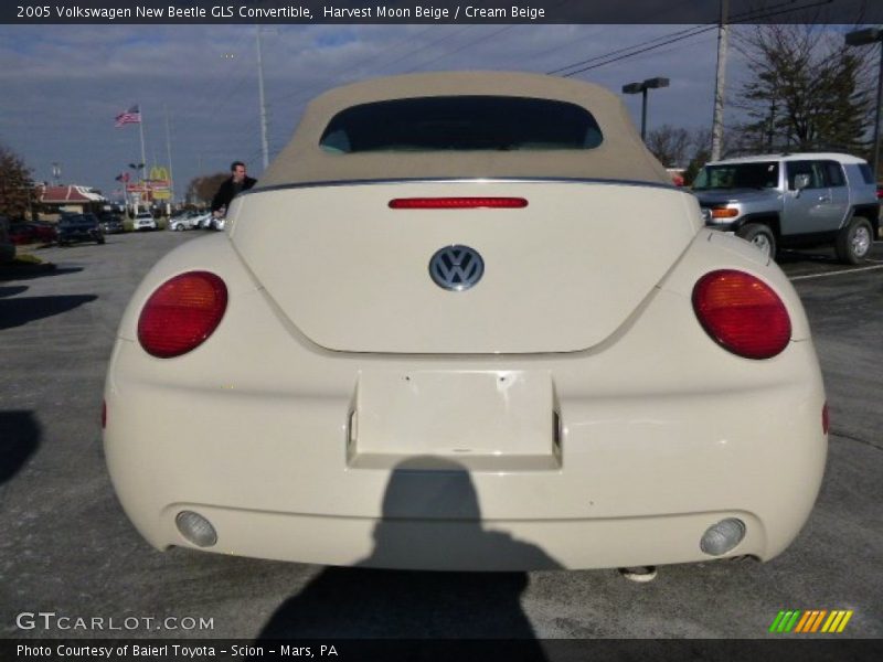 Harvest Moon Beige / Cream Beige 2005 Volkswagen New Beetle GLS Convertible