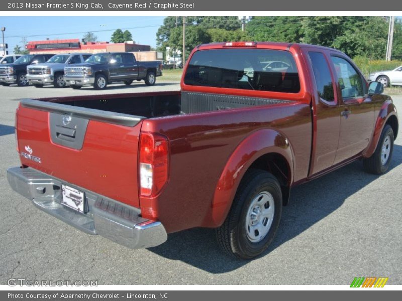 Cayenne Red / Graphite Steel 2013 Nissan Frontier S King Cab