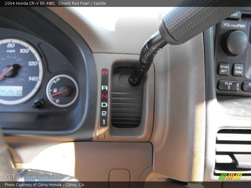 Chianti Red Pearl / Saddle 2004 Honda CR-V EX 4WD