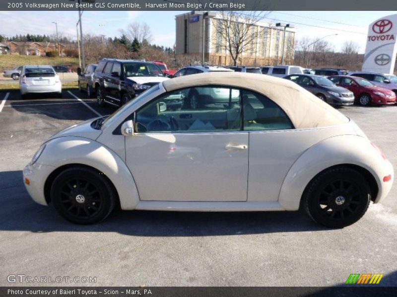 Harvest Moon Beige / Cream Beige 2005 Volkswagen New Beetle GLS Convertible