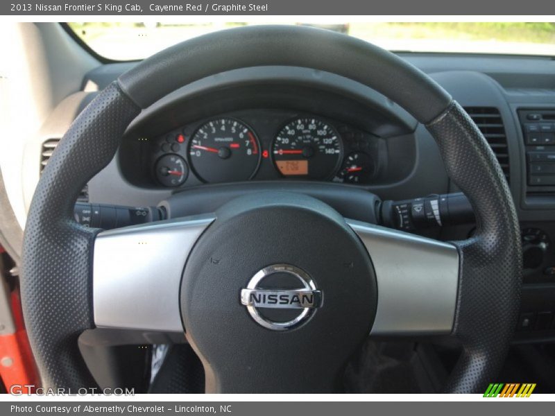 Cayenne Red / Graphite Steel 2013 Nissan Frontier S King Cab