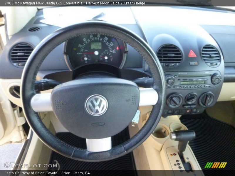 Harvest Moon Beige / Cream Beige 2005 Volkswagen New Beetle GLS Convertible