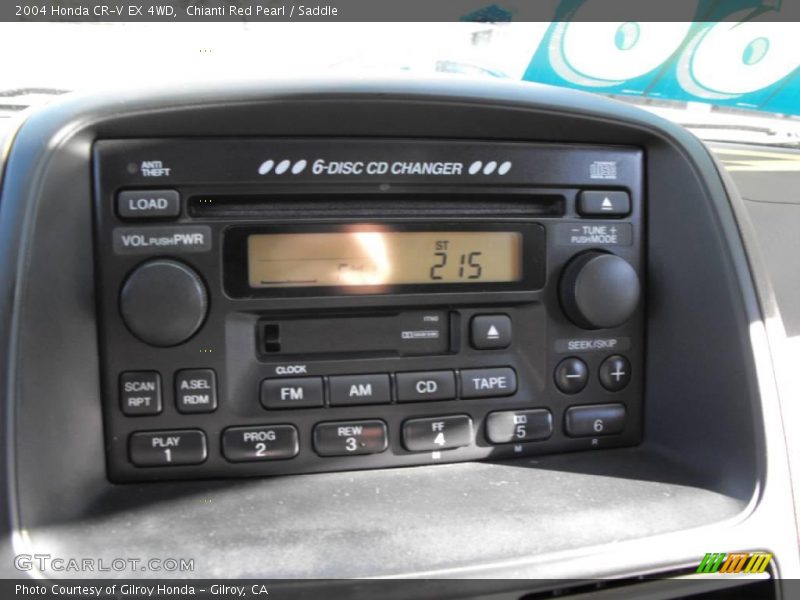 Chianti Red Pearl / Saddle 2004 Honda CR-V EX 4WD