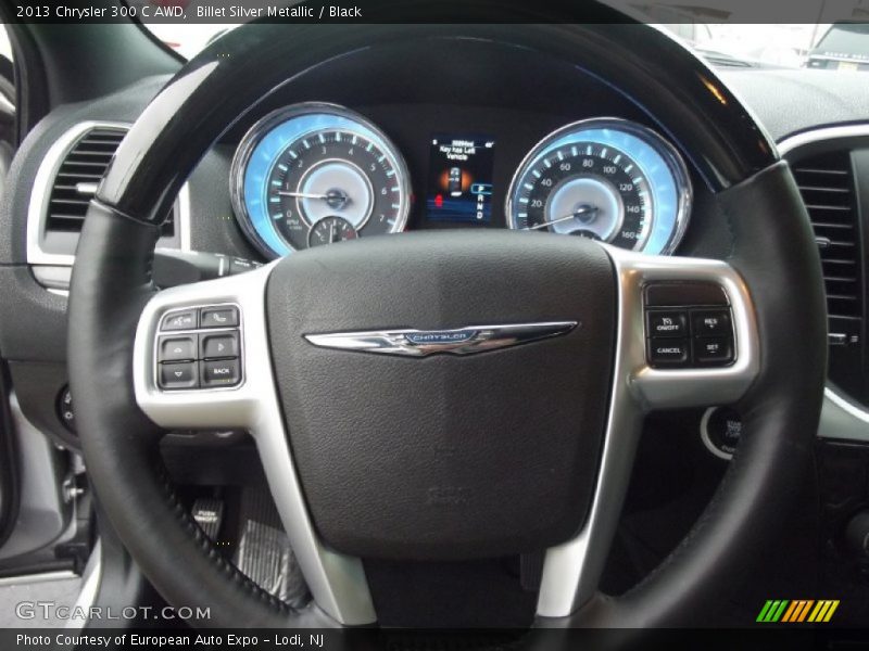 Billet Silver Metallic / Black 2013 Chrysler 300 C AWD