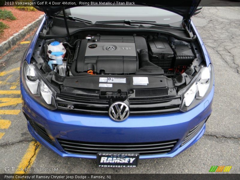 Rising Blue Metallic / Titan Black 2013 Volkswagen Golf R 4 Door 4Motion
