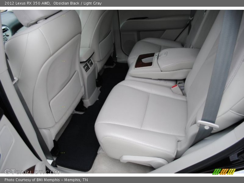 Obsidian Black / Light Gray 2012 Lexus RX 350 AWD