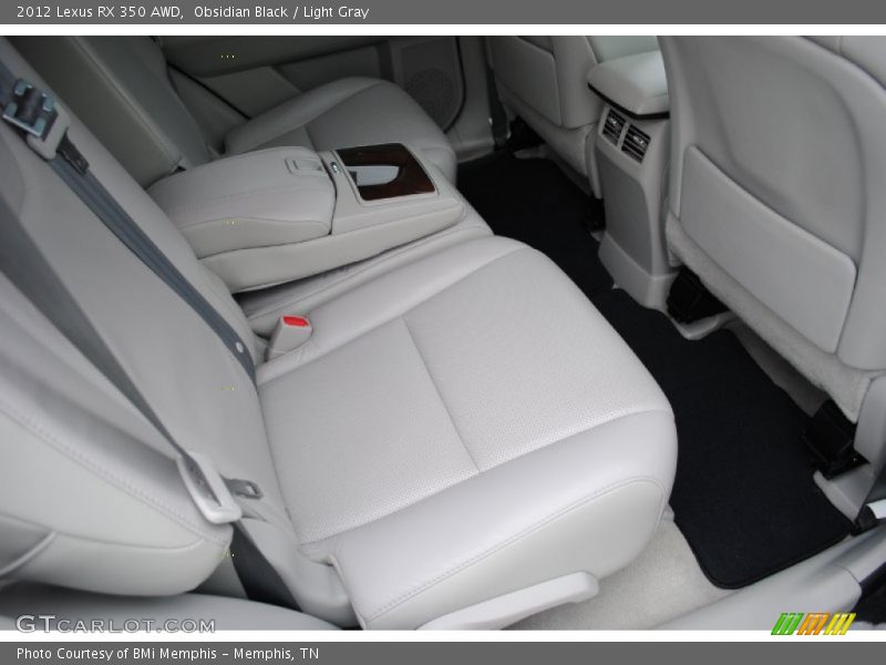 Obsidian Black / Light Gray 2012 Lexus RX 350 AWD