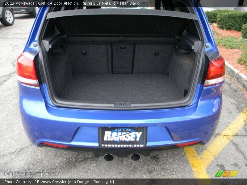 Rising Blue Metallic / Titan Black 2013 Volkswagen Golf R 4 Door 4Motion