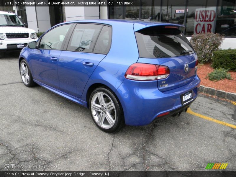 Rising Blue Metallic / Titan Black 2013 Volkswagen Golf R 4 Door 4Motion