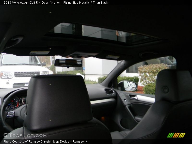 Rising Blue Metallic / Titan Black 2013 Volkswagen Golf R 4 Door 4Motion