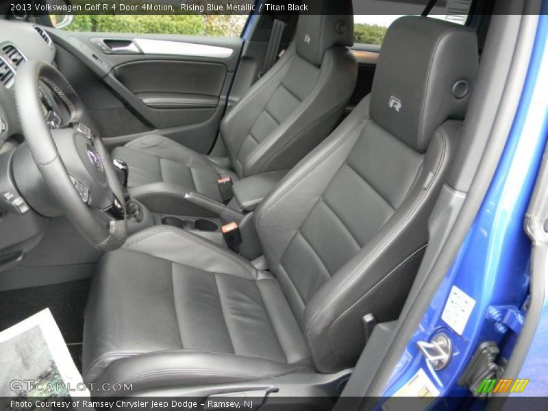 Rising Blue Metallic / Titan Black 2013 Volkswagen Golf R 4 Door 4Motion