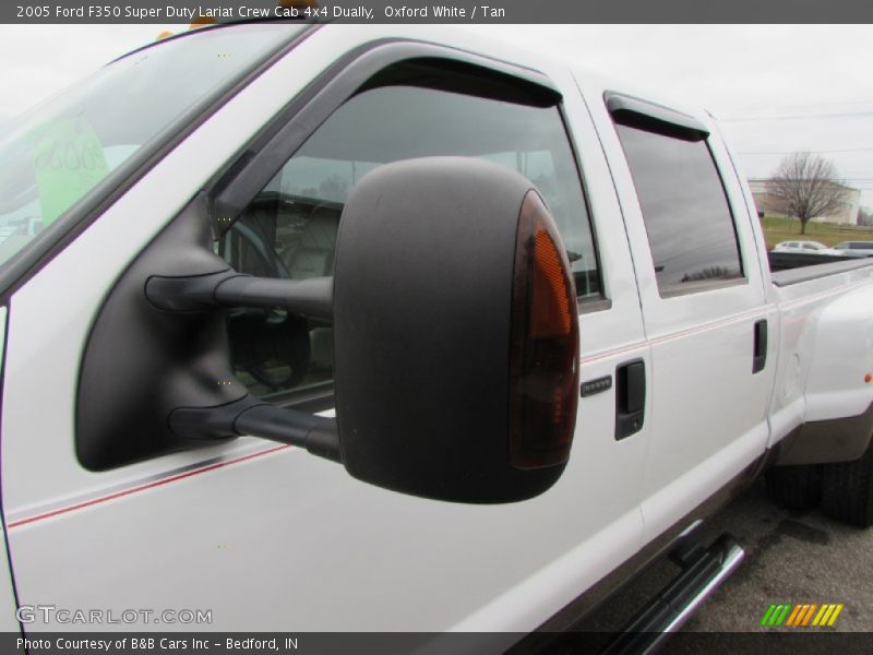 Oxford White / Tan 2005 Ford F350 Super Duty Lariat Crew Cab 4x4 Dually