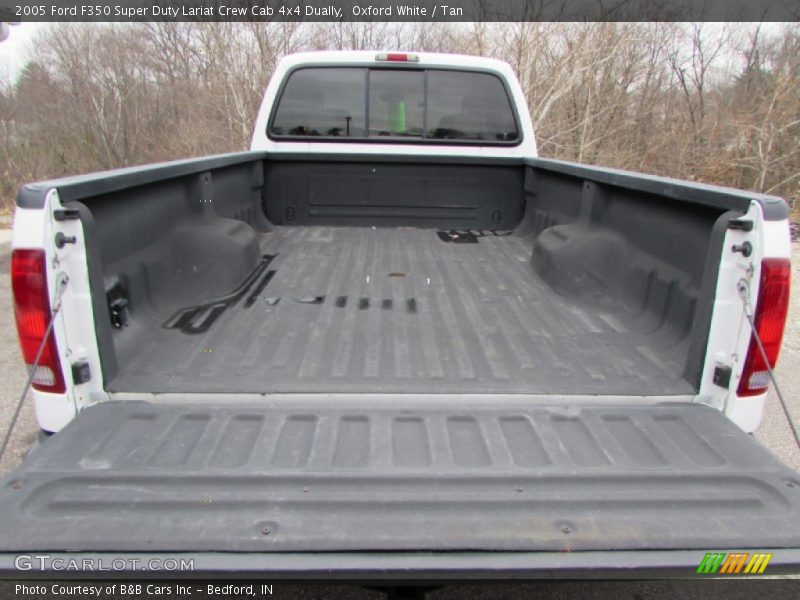 Oxford White / Tan 2005 Ford F350 Super Duty Lariat Crew Cab 4x4 Dually