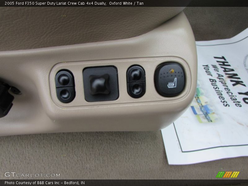 Oxford White / Tan 2005 Ford F350 Super Duty Lariat Crew Cab 4x4 Dually
