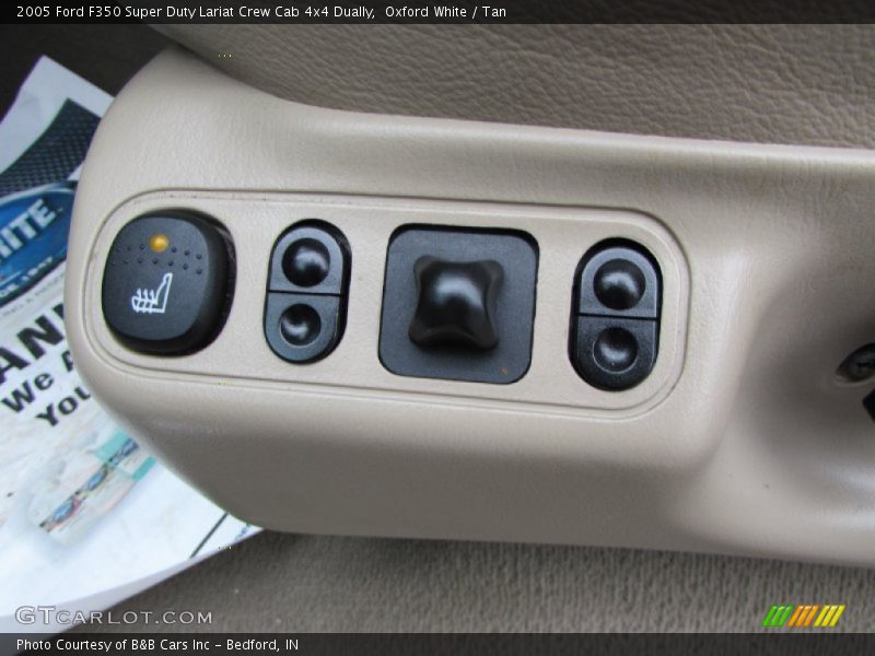 Oxford White / Tan 2005 Ford F350 Super Duty Lariat Crew Cab 4x4 Dually