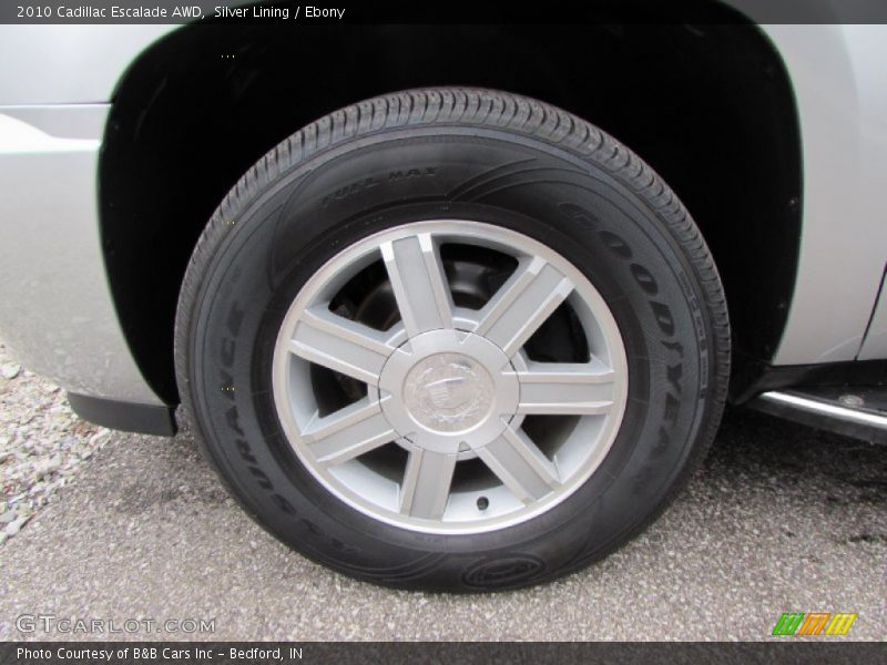 Silver Lining / Ebony 2010 Cadillac Escalade AWD