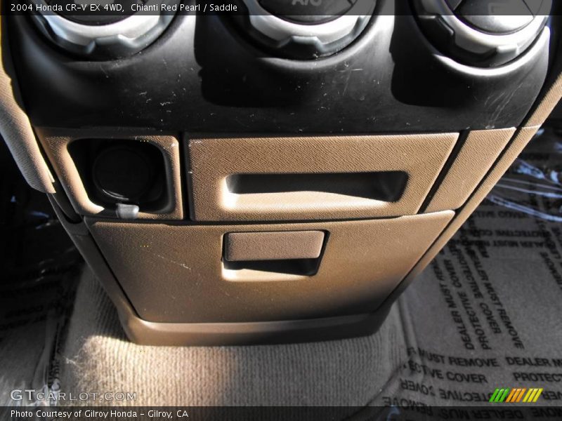 Chianti Red Pearl / Saddle 2004 Honda CR-V EX 4WD