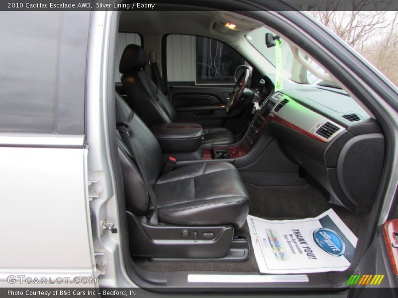 Silver Lining / Ebony 2010 Cadillac Escalade AWD