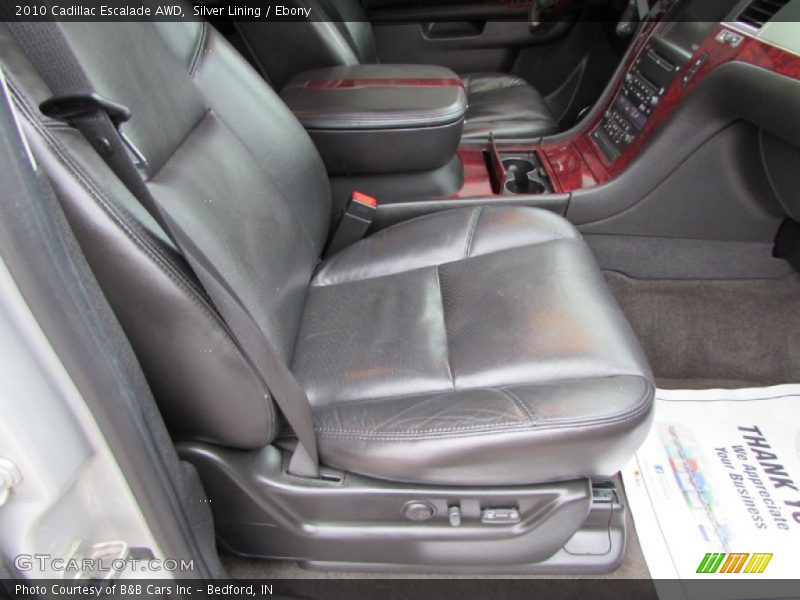 Silver Lining / Ebony 2010 Cadillac Escalade AWD