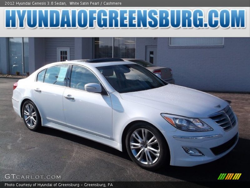 White Satin Pearl / Cashmere 2012 Hyundai Genesis 3.8 Sedan