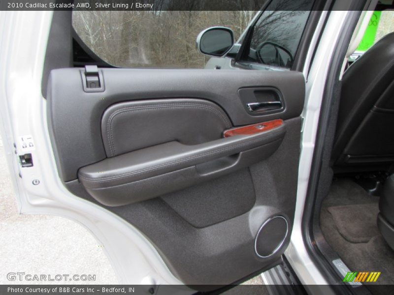 Silver Lining / Ebony 2010 Cadillac Escalade AWD