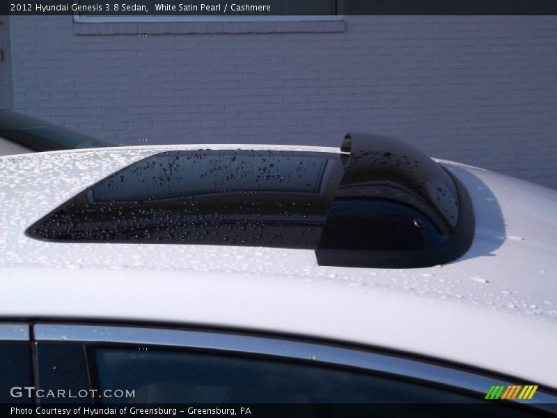 White Satin Pearl / Cashmere 2012 Hyundai Genesis 3.8 Sedan