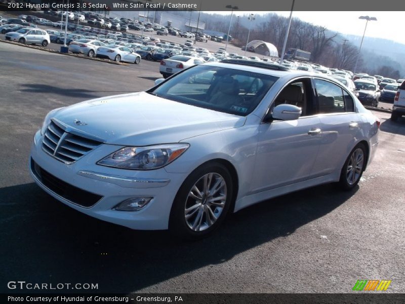 White Satin Pearl / Cashmere 2012 Hyundai Genesis 3.8 Sedan