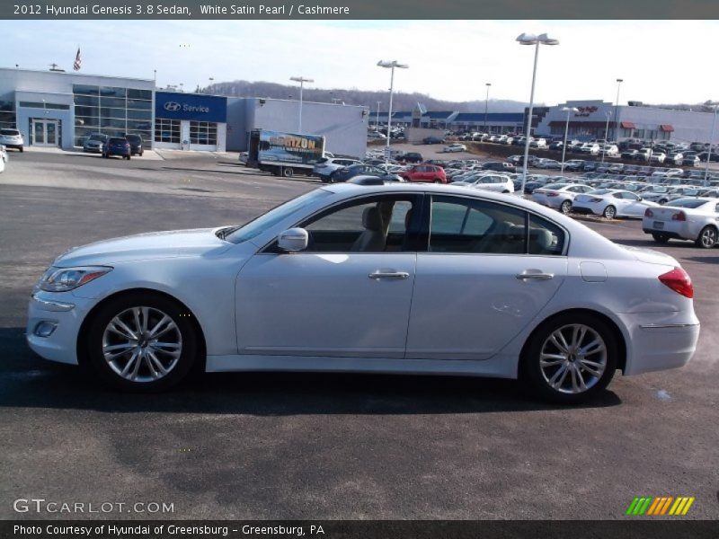 White Satin Pearl / Cashmere 2012 Hyundai Genesis 3.8 Sedan