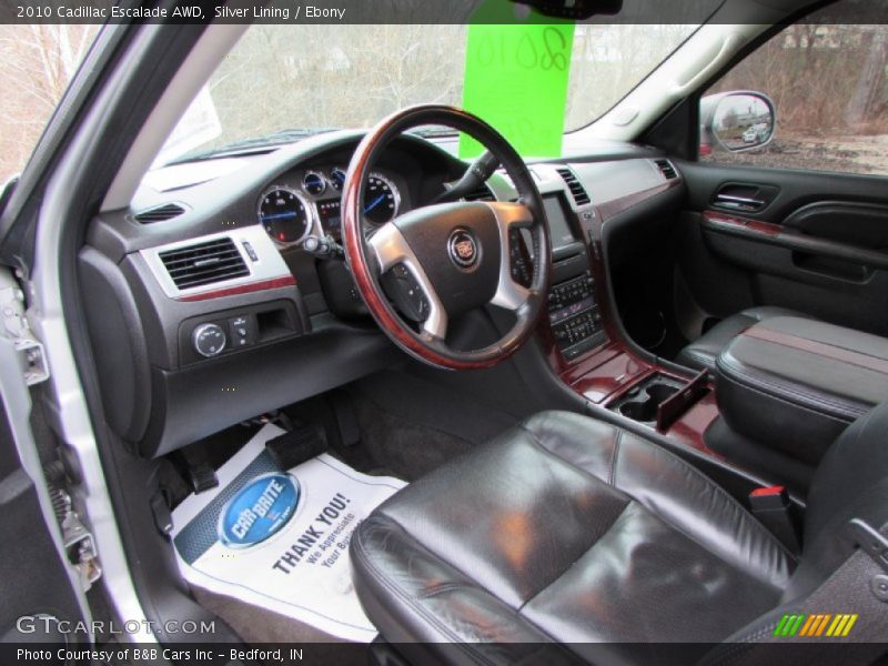 Silver Lining / Ebony 2010 Cadillac Escalade AWD
